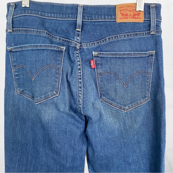 Levis 312 Shaping Slim High Waisted Medium Wash Jeans - Size 28 - Picture 6 of 9
